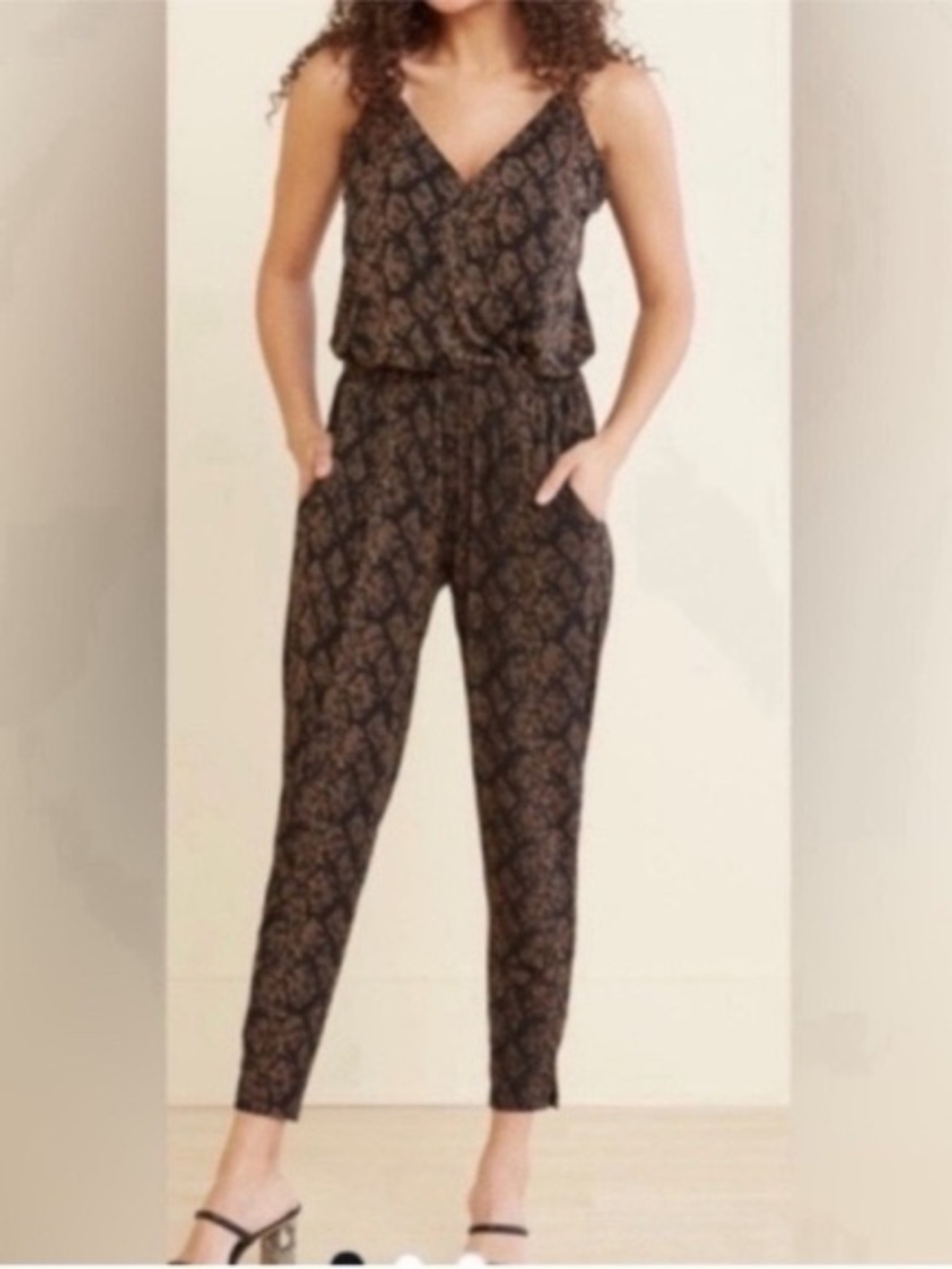 Allison Joy Dalton Surplice Jumpsuit